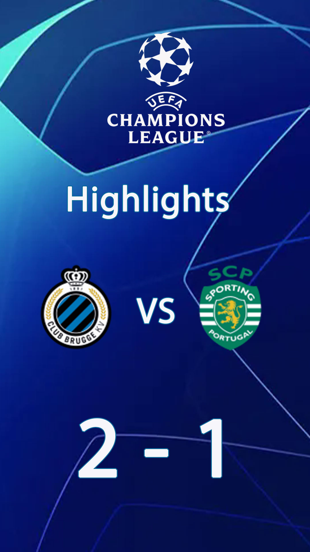 Club Brugge 2-1 Sporting CP | Highlight Champions League 24/25
