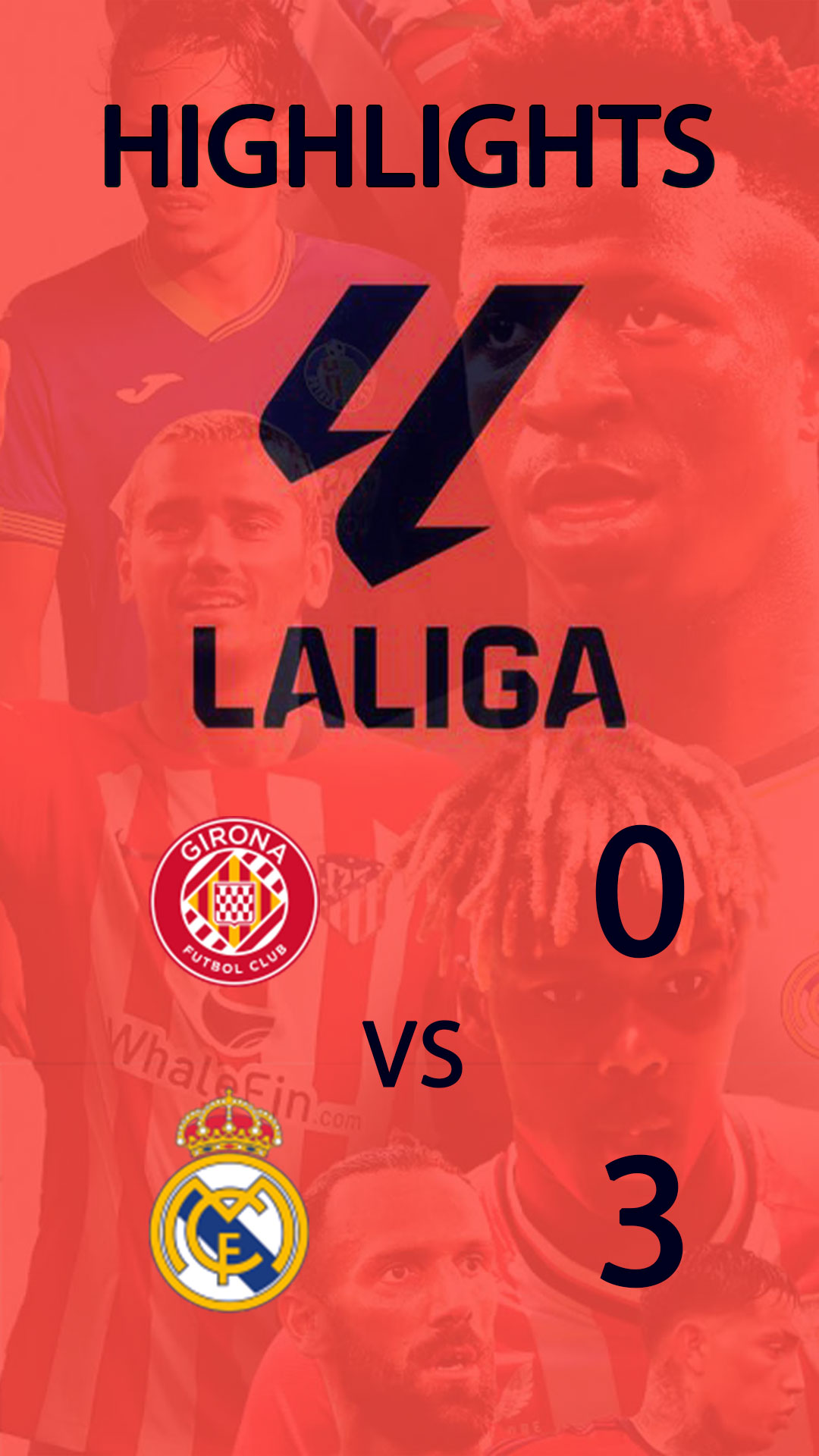 Girona 0 - 3 Real Madrid : Highlight LaLiga 24/25
